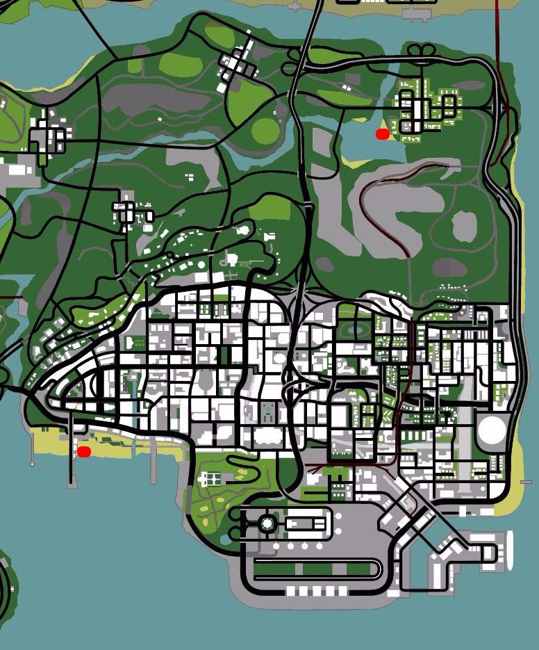 Grand Theft Auto San Andreas Gambling Locations